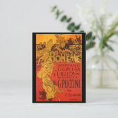  Art Nouveau Music, La Boheme Opera, 1896 Briefkaart (Staand voorkant)