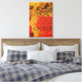  Art Nouveau Music, La Boheme Opera, 1896 Canvas Afdruk (Insitu (Slaapkamer))