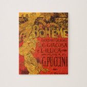  Art Nouveau Music, La Boheme Opera, 1896 Legpuzzel (Verticaal)