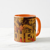  Art Nouveau Music, La Boheme Opera, 1896 Mok (Voorkant rechts)