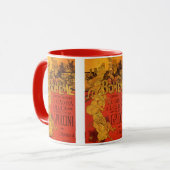 Art Nouveau Music, La Boheme Opera, 1896 Mok (Voorkant links)