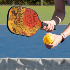  Art Nouveau Music, La Boheme Opera, 1896 Pickleball Paddle