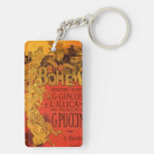  Art Nouveau Music, La Boheme Opera, 1896 Sleutelhanger (achterkant)