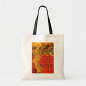  Art Nouveau Music, La Boheme Opera, 1896 Tote Bag (Voorkant)