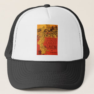 Art Nouveau Music, La Boheme Opera, 1896 Trucker Pet