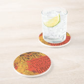  Art Nouveau Music, La Boheme Opera, 1896 Zandsteen Onderzetter (Zijkant)