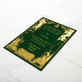 Art Nouveau Musical Fairies Border Folie Uitnodiging (Gedraaid)