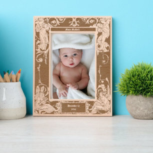  Art Nouveau Musical Fairies Border Gegraveerde Lijstjes