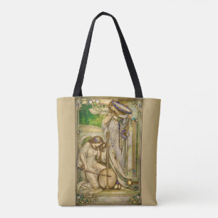 Art Nouveau Muziek Meisjes Vintage Illustratie Tote Bag