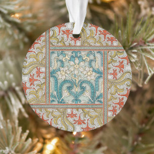 Art Nouveau Narcispatroon Verneuil Antiek Ornament