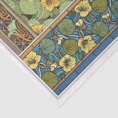 Art Nouveau Nasturtiums van de Franse kunstenaar 1 Tissuepapier (Detail)