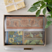 Art Nouveau Nasturtiums van de Franse kunstenaar 1 Tissuepapier (Geschenk)