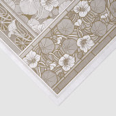 Art Nouveau Nasturtiums van de Franse kunstenaar T Tissuepapier (Detail)