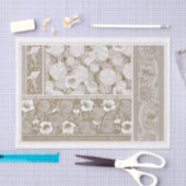 Art Nouveau Nasturtiums van de Franse kunstenaar T Tissuepapier (Craft)