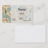 art nouveau natuur botanische herfstpatronen visitekaartje (Voorkant / Achterkant)