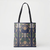 Art Nouveau Nautische schelpen Tote Bag (Voorkant)