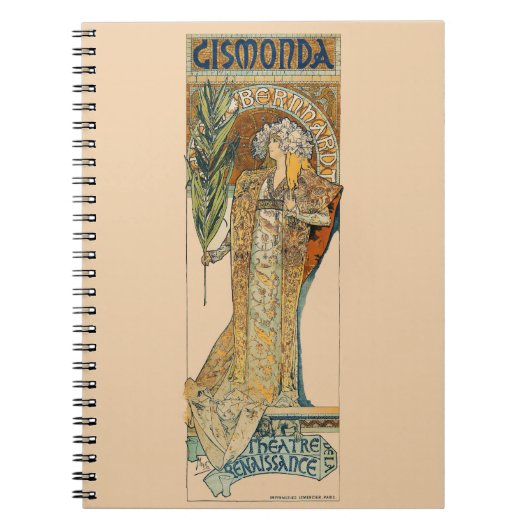 Art Nouveau Notitieboek (Voorkant)