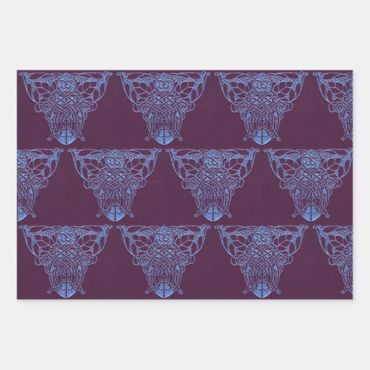 Art Nouveau Old Book Hoesjes Inpakpapier Vel (Voorkant 2)