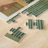 Art nouveau oman legpuzzel (Zijkant)