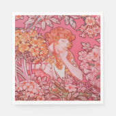 Art Nouveau ontwerp Papieren servetten (Voorkant)