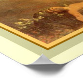 Art Nouveau "Opnieuw" 13 x 19 Poster (Hoek)