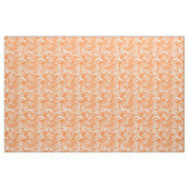 Art Nouveau Oranje Stof (Yard (91,4 cm))