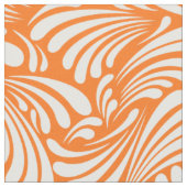 Art Nouveau Oranje Stof (Close Up)