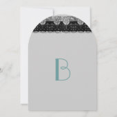 Art Nouveau Orchard  Bird Wedding Invitate Kaart (Achterkant)