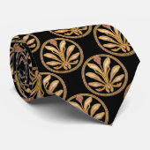 Art Nouveau Orchid - Floral begin 20e eeuw Stropdas (Opgerold)