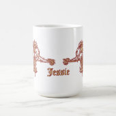 Art Nouveau Ornament van Jessie Marion King Koffiemok (Center)