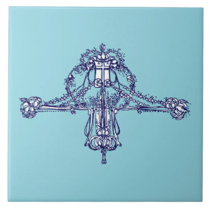 Art Nouveau Ornament van Jessie Marion King Tegeltje
