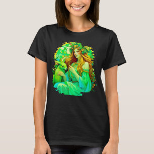 Art Nouveau Ostara Keltische Lente T-shirt