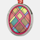 Art Nouveau Othala Rune of Ancestry Metalen Ornament (Links)