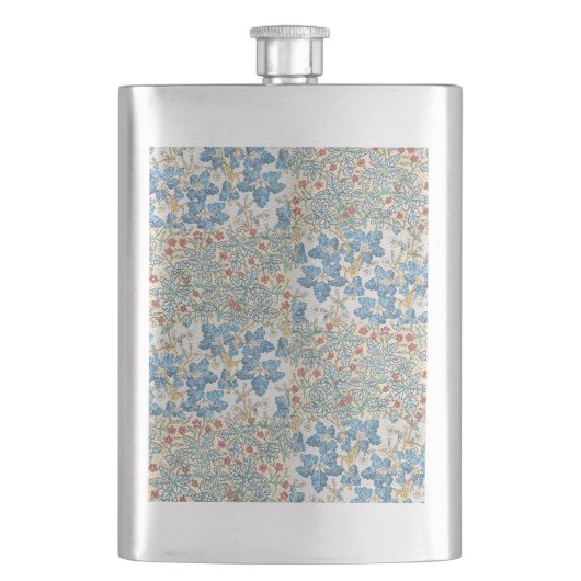 Art Nouveau Oud Wild Geranium Bloempatroon Flacon (Voorkant)