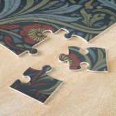 Art Nouveau Oudheid Libelle Bloemen Legpuzzel (Zijkant)