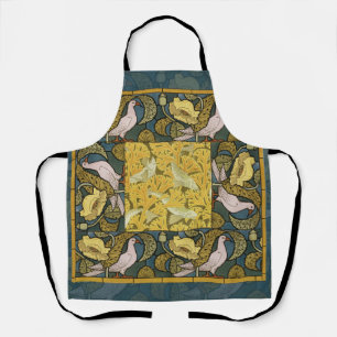 Art Nouveau Oudheid Vis Duif Patroon Verneuil Schort