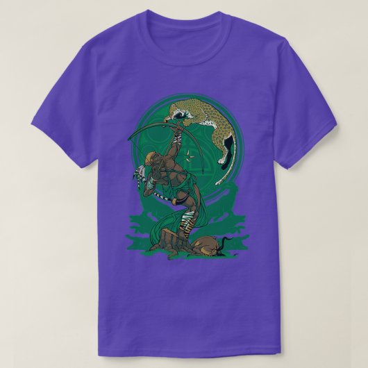 Art Nouveau Oxossi T-shirt (Design voorkant)