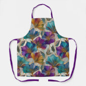 Art Nouveau paarse clematis Schort (Voorkant)