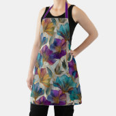 Art Nouveau paarse clematis Schort (Insitu)