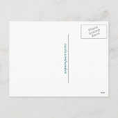 Art Nouveau Paasaffodis gepersonaliseerd Feestdagenkaart (Achterkant)