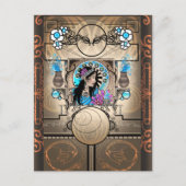 Art Nouveau Painting Samaritan Woman Briefkaart (Voorkant)