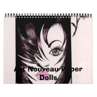 Art Nouveau Paper Dolls Calendar Kalender