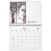 Art Nouveau Paper Dolls Calendar Kalender (Mar 2026)