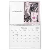 Art Nouveau Paper Dolls Calendar Kalender (Feb 2026)