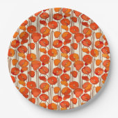 Art Nouveau Papierpapier Borden Papieren Bordje (Voorkant)