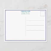  Art Nouveau Pasaster Calla Lilies Briefkaart (Achterkant)