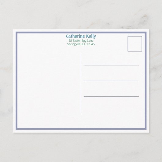 Art Nouveau Pasaster Calla Lilies Briefkaart (Achterkant)