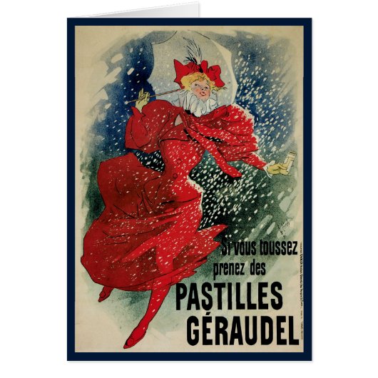Art Nouveau Pastilles Geraudel Cough druppels (Voorkant)