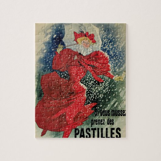  Art Nouveau Pastilles Geraudel Cough druppels Legpuzzel (Verticaal)