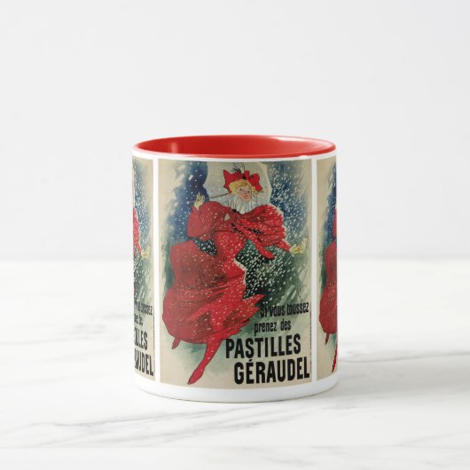  Art Nouveau Pastilles Geraudel Cough druppels Mok (Midden)